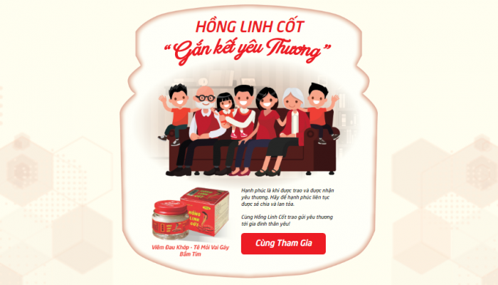 Hồng Linh Cốt tự hào ra mắt website sự kiên gắn kết yêu thương cho mỗi gia đình Việt.